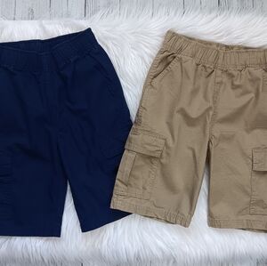 Lot of 2 Pre Owned Children's Place Cargo Shorts Sz 10 Slim
